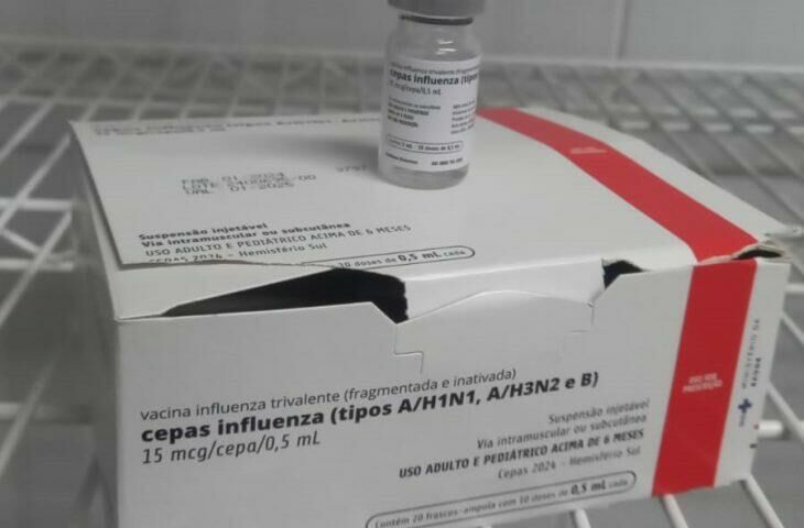 Imagem de compartilhamento para o artigo MS recebe primeira remessa da vacina contra Influenza com 108 mil doses da MS Todo dia
